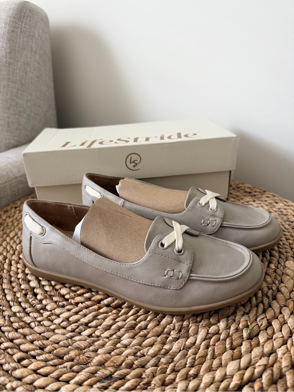 Life Stride Nautical Taupe Loafers